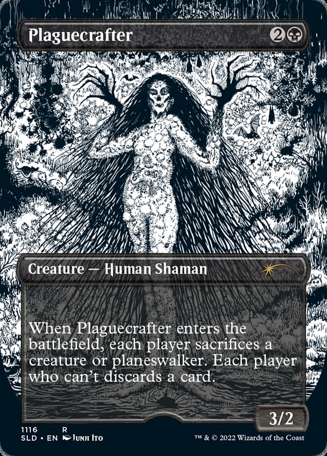 Plaguecrafter (Borderless Etched Foil) [Secret Lair Drop Series] | Gaming Infinity