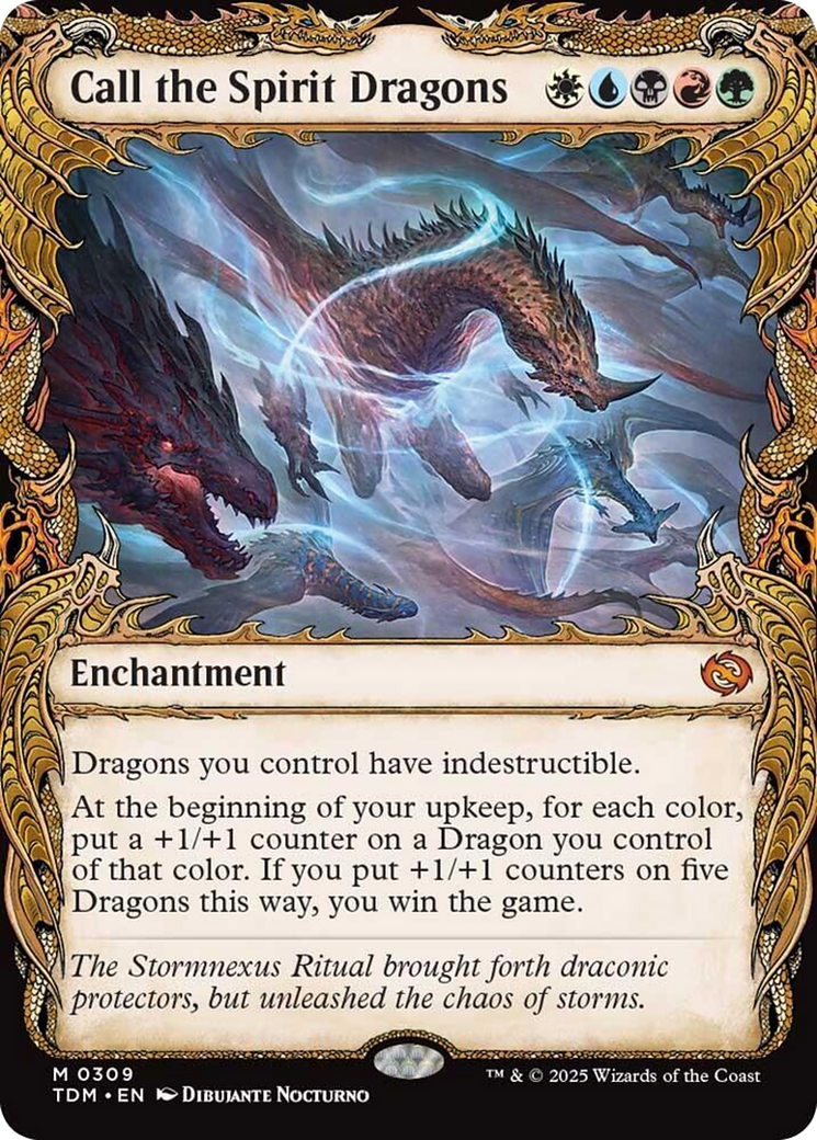 Call the Spirit Dragons (Showcase) [Tarkir: Dragonstorm] | Gaming Infinity