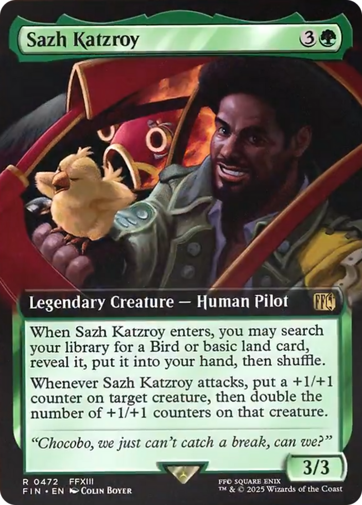 Sazh Katzroy (Extended Art) [FINAL FANTASY] | Gaming Infinity