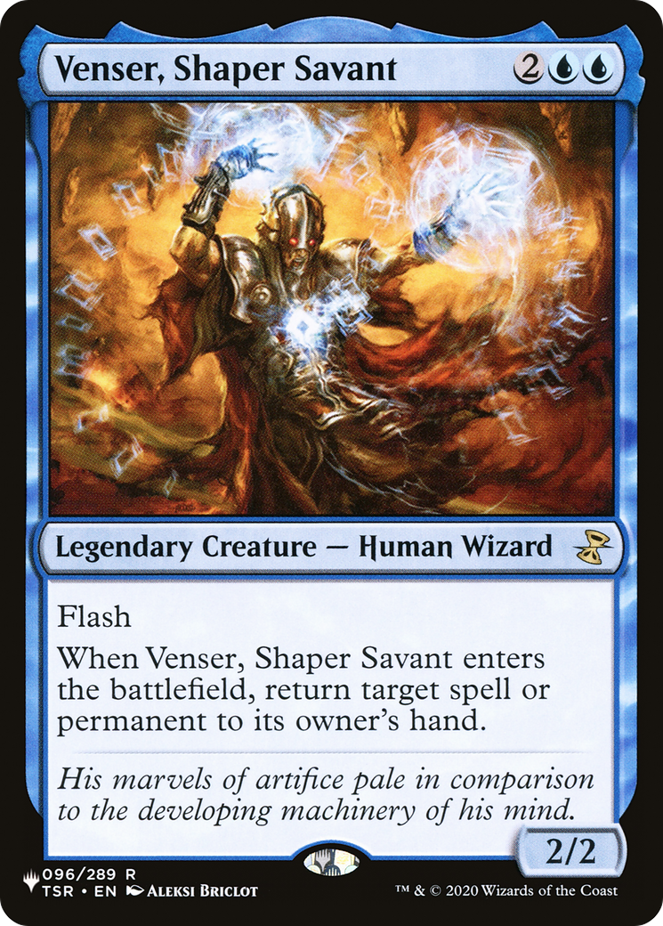 Venser, Shaper Savant [The List] | Gaming Infinity