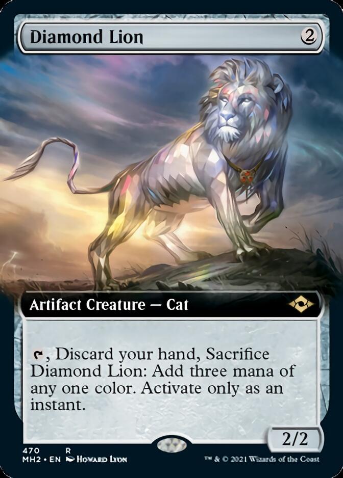 Diamond Lion (Extended Art) [Modern Horizons 2] | Gaming Infinity