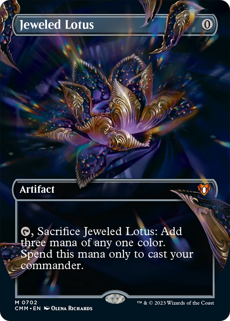 Jeweled Lotus (Borderless Frame Break) [Commander Masters] | Gaming Infinity