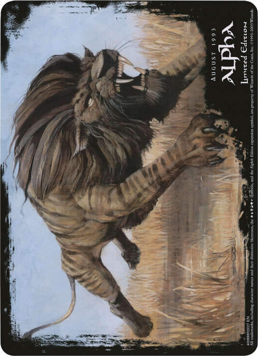 Savannah Lions (Oversized) [Eighth Edition Box Topper] | Gaming Infinity