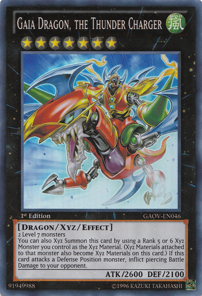 Gaia Dragon, the Thunder Charger [GAOV-EN046] Super Rare | Gaming Infinity