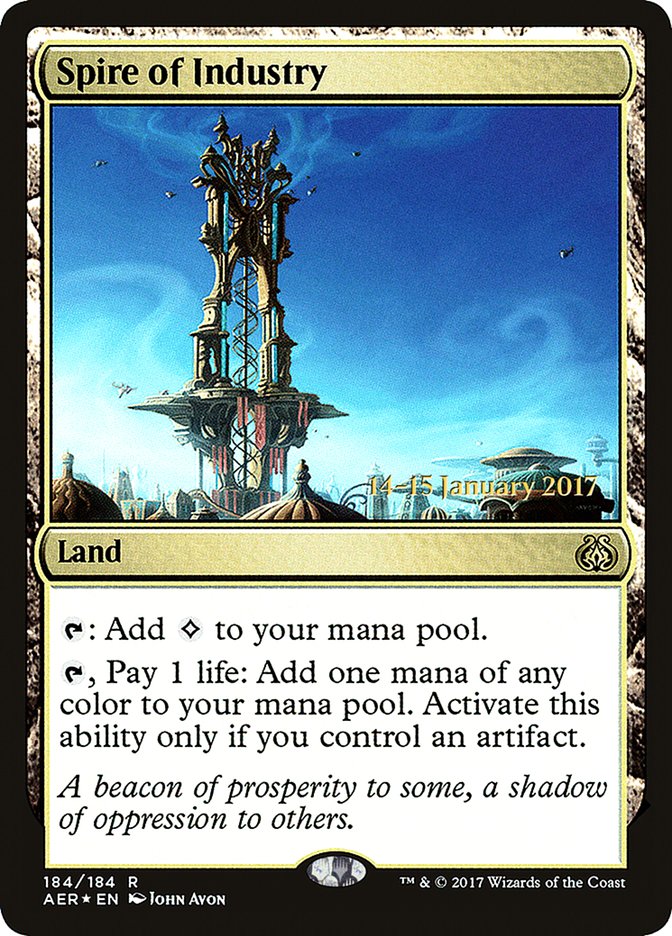 Spire of Industry [Aether Revolt Prerelease Promos] | Gaming Infinity