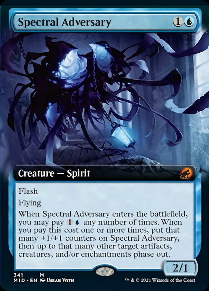 Spectral Adversary (Extended Art) [Innistrad: Midnight Hunt] | Gaming Infinity