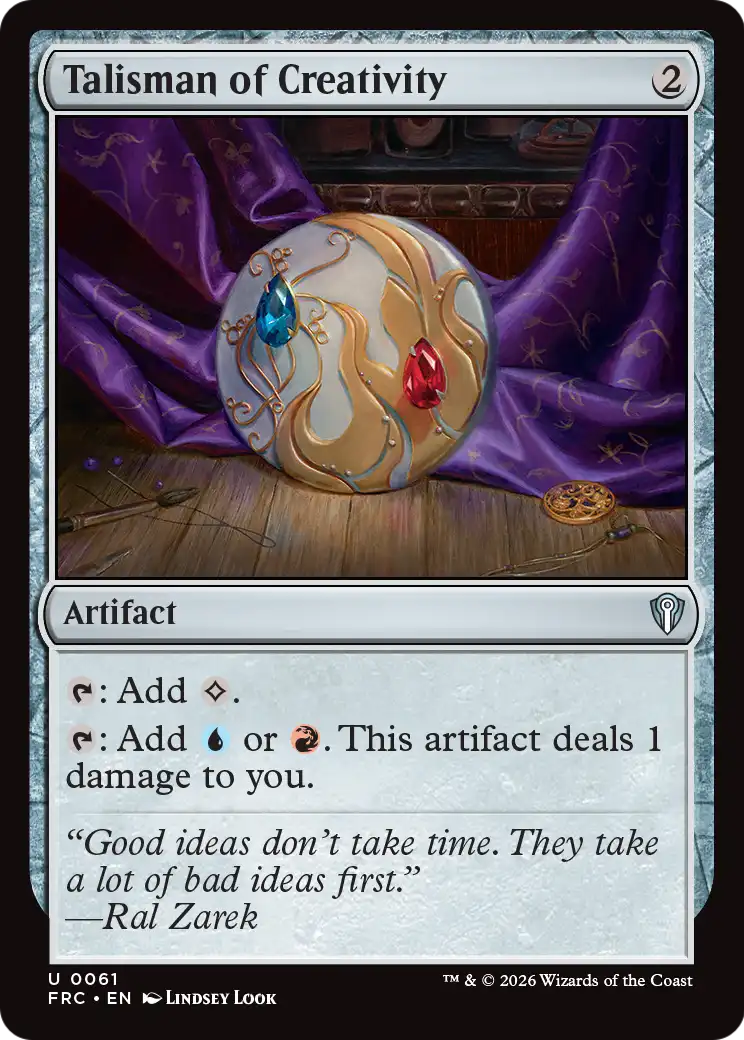 Talisman of Creativity [Reality Fracture Commander] | Gaming Infinity