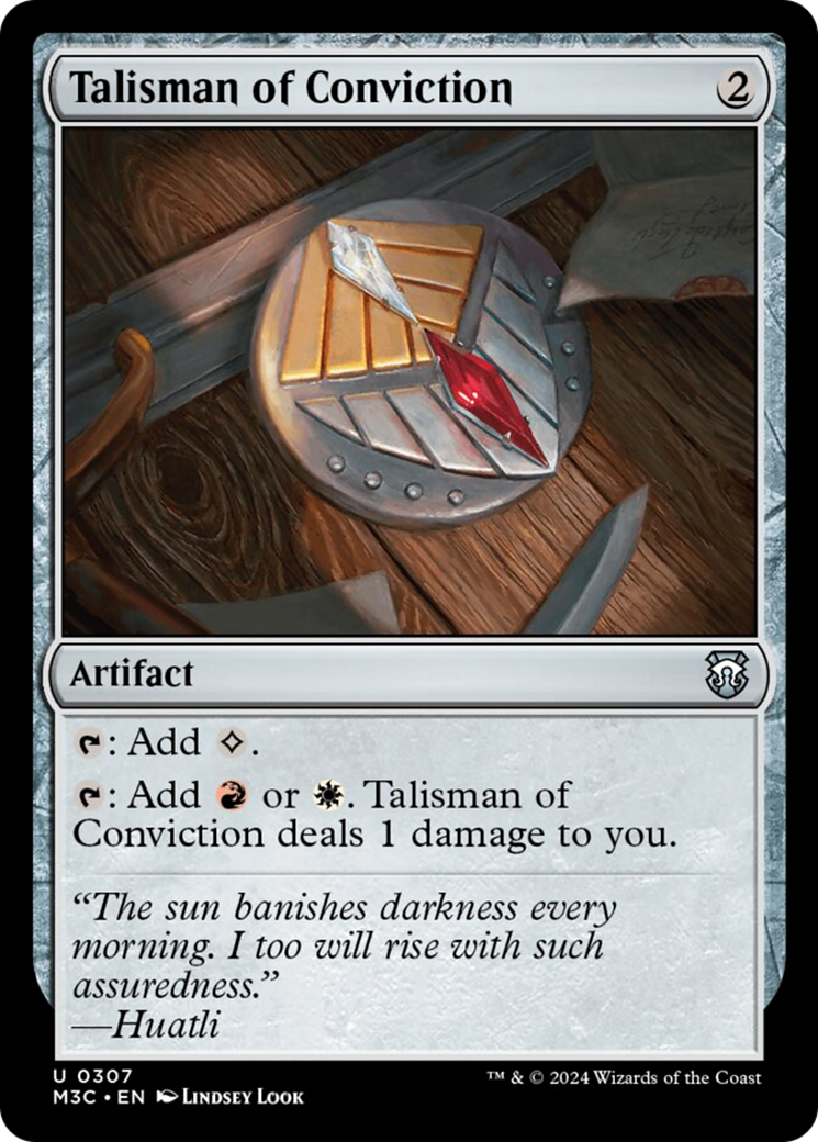 Talisman of Conviction [Modern Horizons 3 Commander] | Gaming Infinity