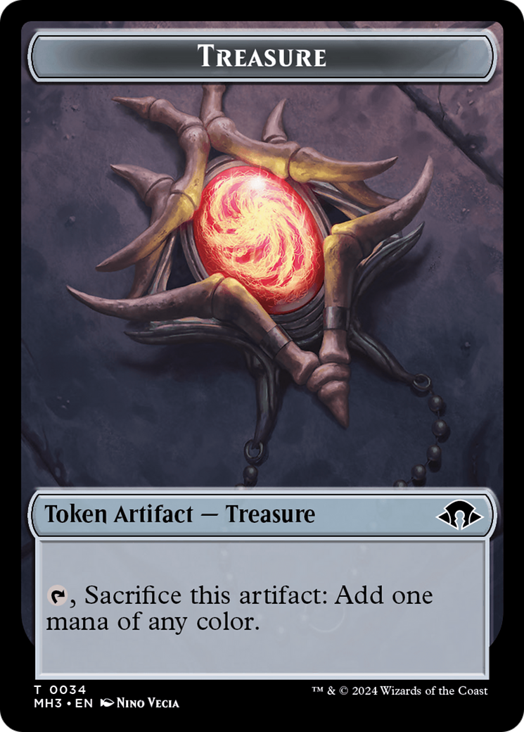 Treasure Token [Modern Horizons 3 Tokens] | Gaming Infinity