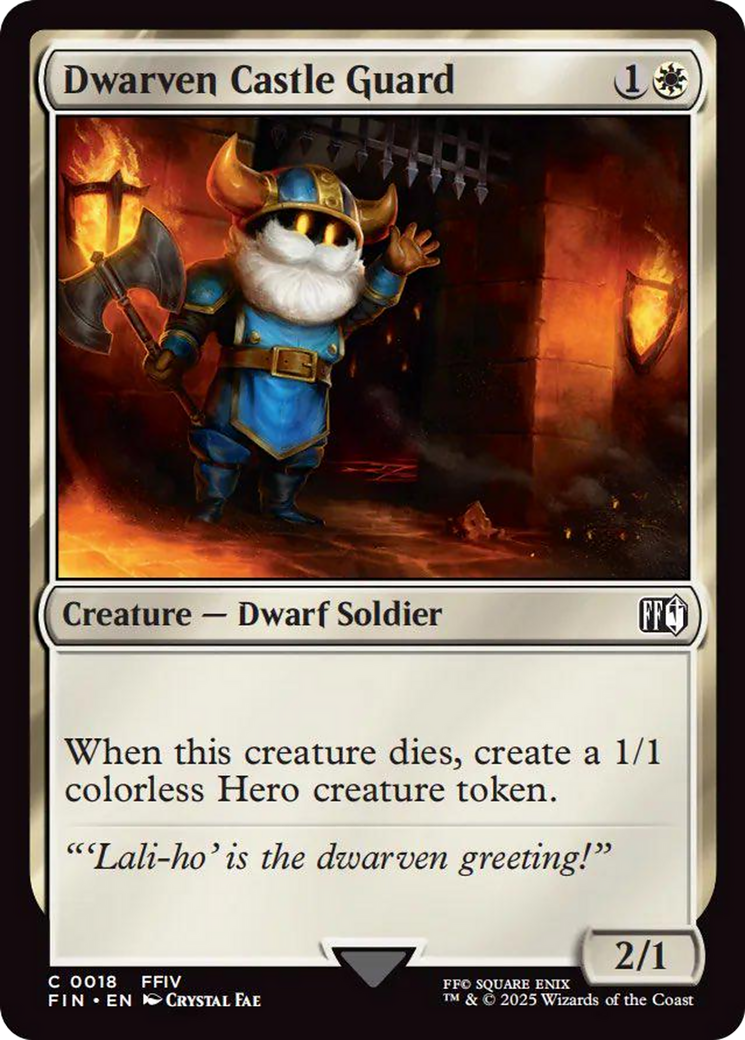 Dwarven Castle Guard [FINAL FANTASY] | Gaming Infinity