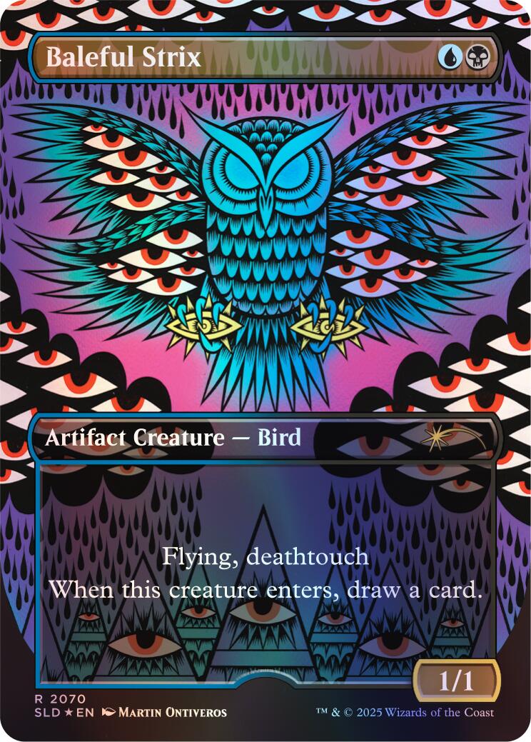 Baleful Strix (2070) (Rainbow Foil) [Secret Lair Drop Series] | Gaming Infinity