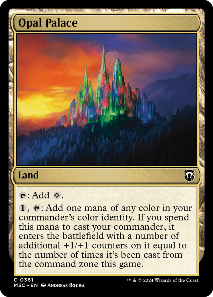 Opal Palace (Ripple Foil) [Modern Horizons 3 Commander] | Gaming Infinity