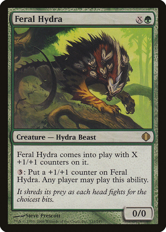 Feral Hydra (Oversized) [Oversize Cards] | Gaming Infinity