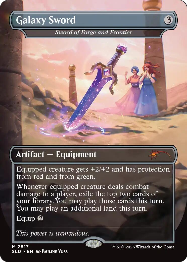 Galaxy Sword - Sword of Forge and Frontier [Secret Lair Drop Series] | Gaming Infinity