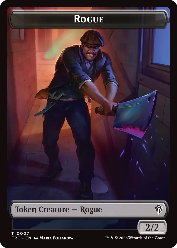 Insect // Rogue Double-Sided Token [Reality Fracture Commander Tokens] | Gaming Infinity