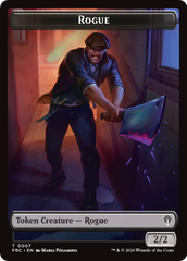 Insect // Rogue Double-Sided Token [Reality Fracture Commander Tokens] | Gaming Infinity