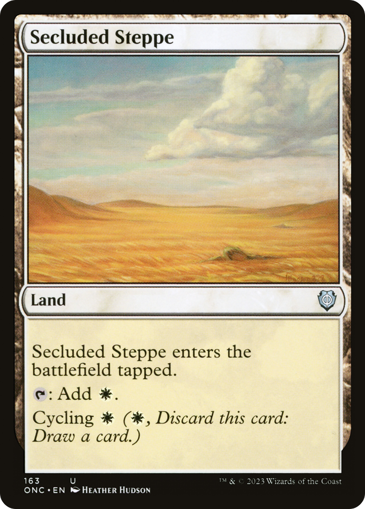 Secluded Steppe [Phyrexia: All Will Be One Commander] | Gaming Infinity