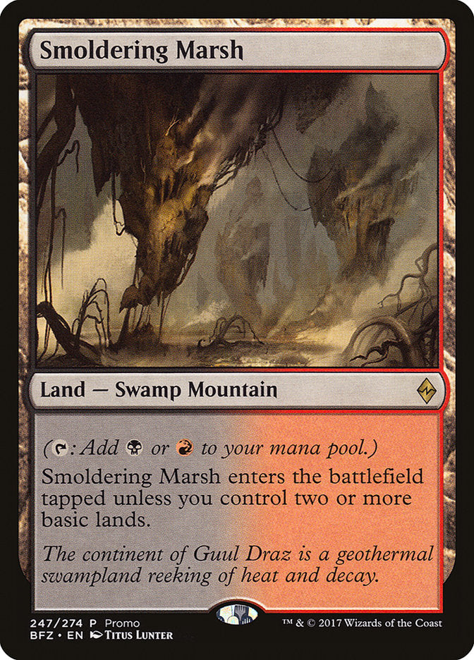 Smoldering Marsh (Promo) [Standard Showdown Promos] | Gaming Infinity