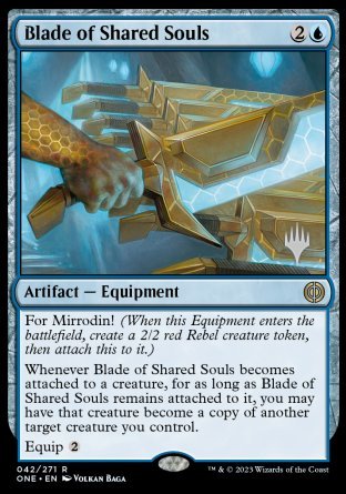 Blade of Shared Souls (Promo Pack) [Phyrexia: All Will Be One Promos] | Gaming Infinity