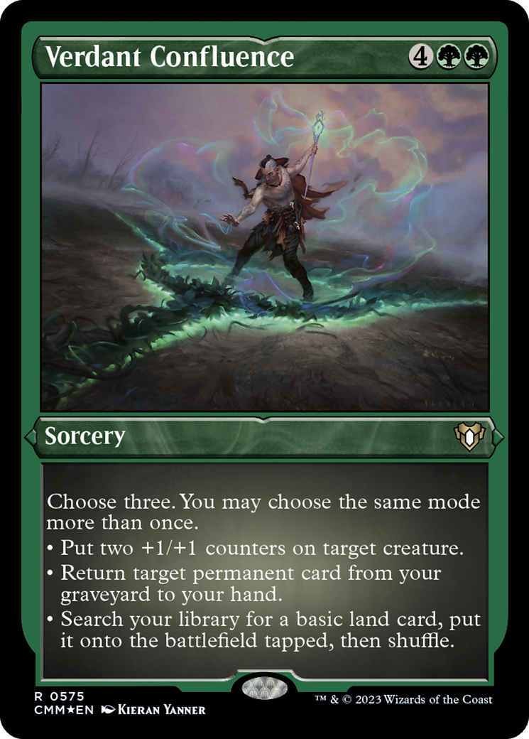 Verdant Confluence (Foil Etched) [Commander Masters] | Gaming Infinity