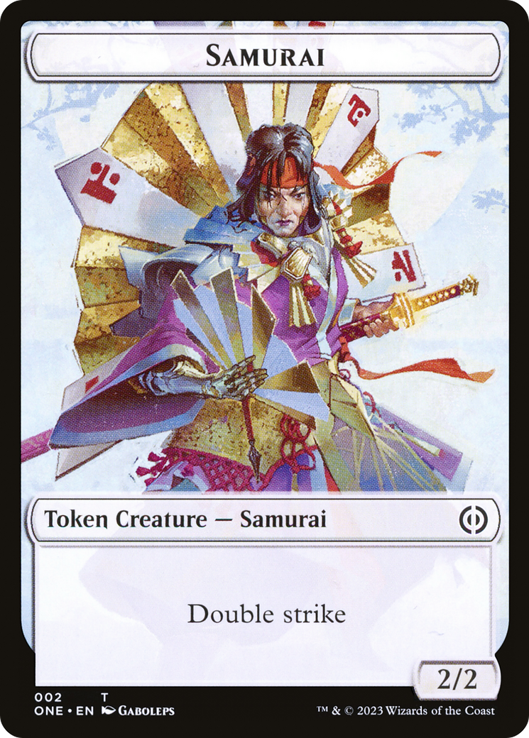 Samurai Token [Phyrexia: All Will Be One Tokens] | Gaming Infinity