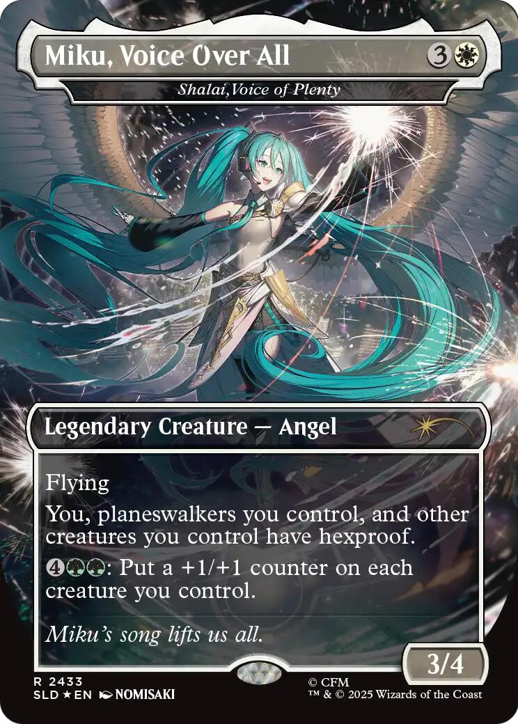 Miku, Voice Over All - Shalai, Voice of Plenty [Secret Lair Drop Series] | Gaming Infinity