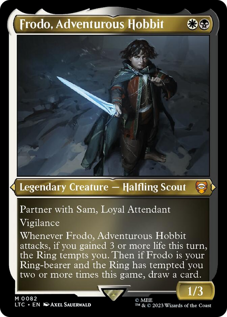 Frodo, Adventurous Hobbit (Display Commander) [The Lord of the Rings: Tales of Middle-Earth Commander] | Gaming Infinity