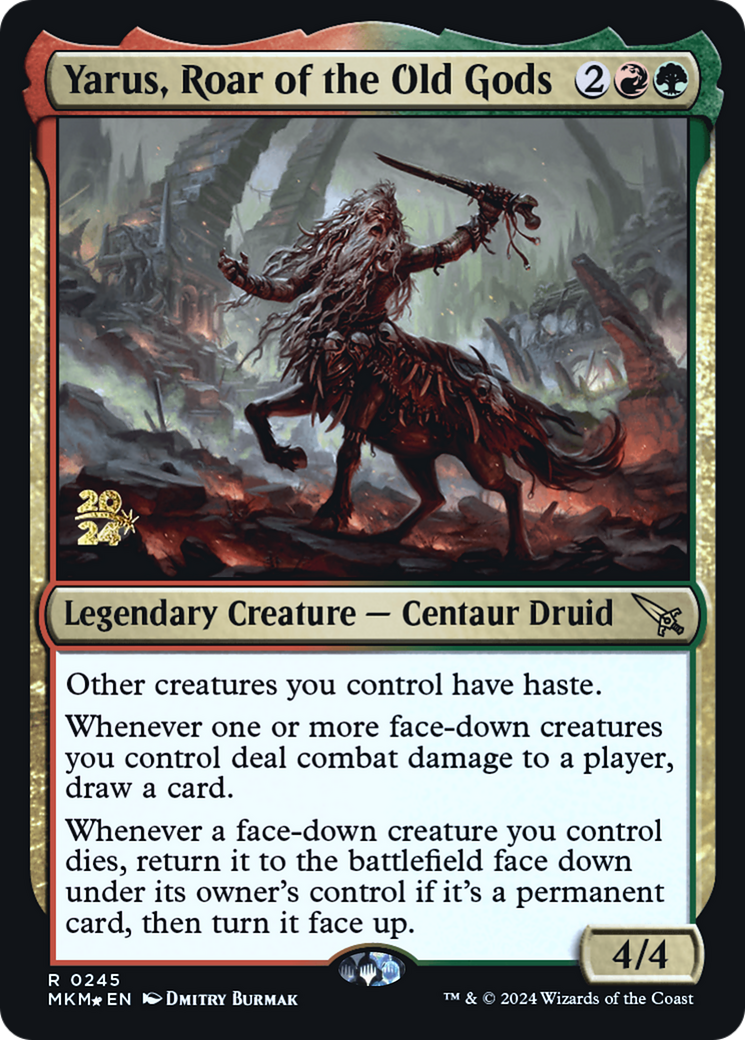 Yarus, Roar of the Old Gods [Murders at Karlov Manor Prerelease Promos] | Gaming Infinity