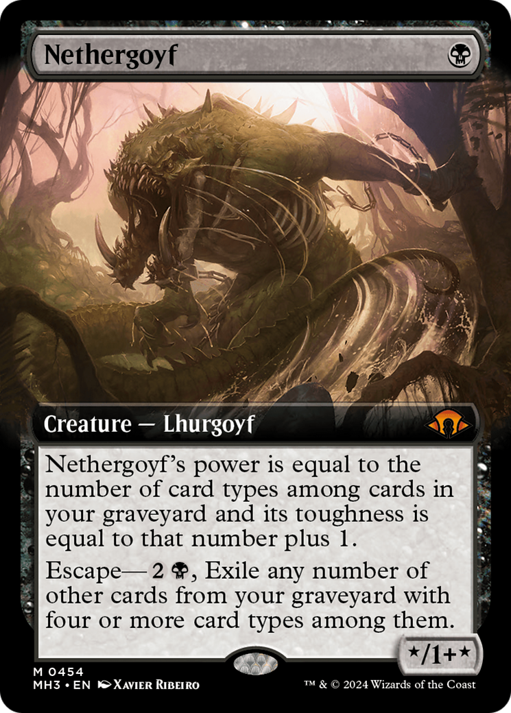 Nethergoyf (Extended Art) [Modern Horizons 3] | Gaming Infinity