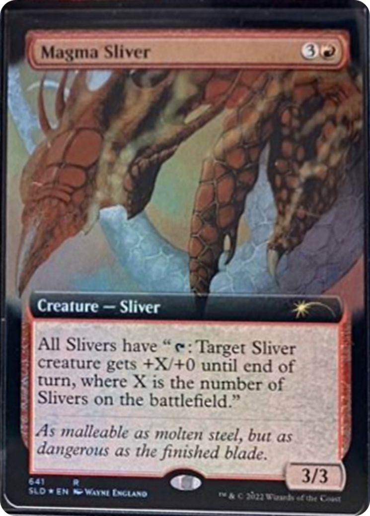 Magma Sliver (Extended Art) [Secret Lair Drop Series] | Gaming Infinity