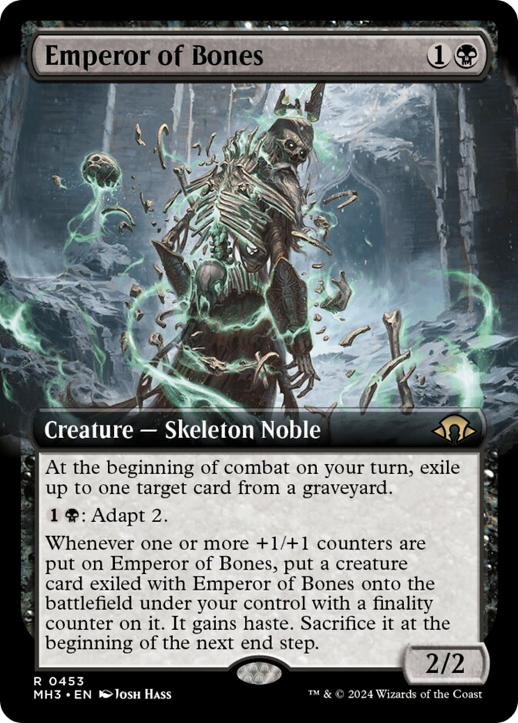 Emperor of Bones (Extended Art) [Modern Horizons 3] | Gaming Infinity