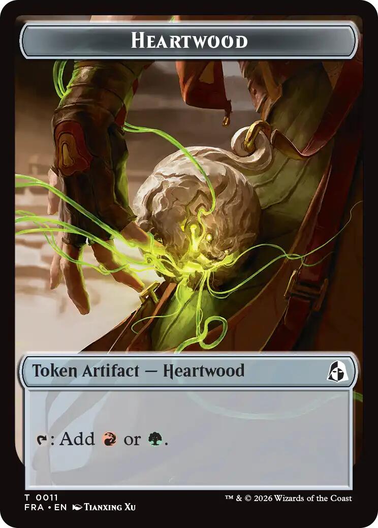 Heartwood // Thopter Double-Sided Token [Reality Fracture Tokens] | Gaming Infinity