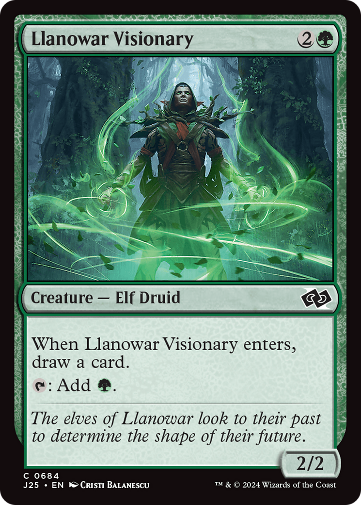 Llanowar Visionary [Foundations Jumpstart] | Gaming Infinity