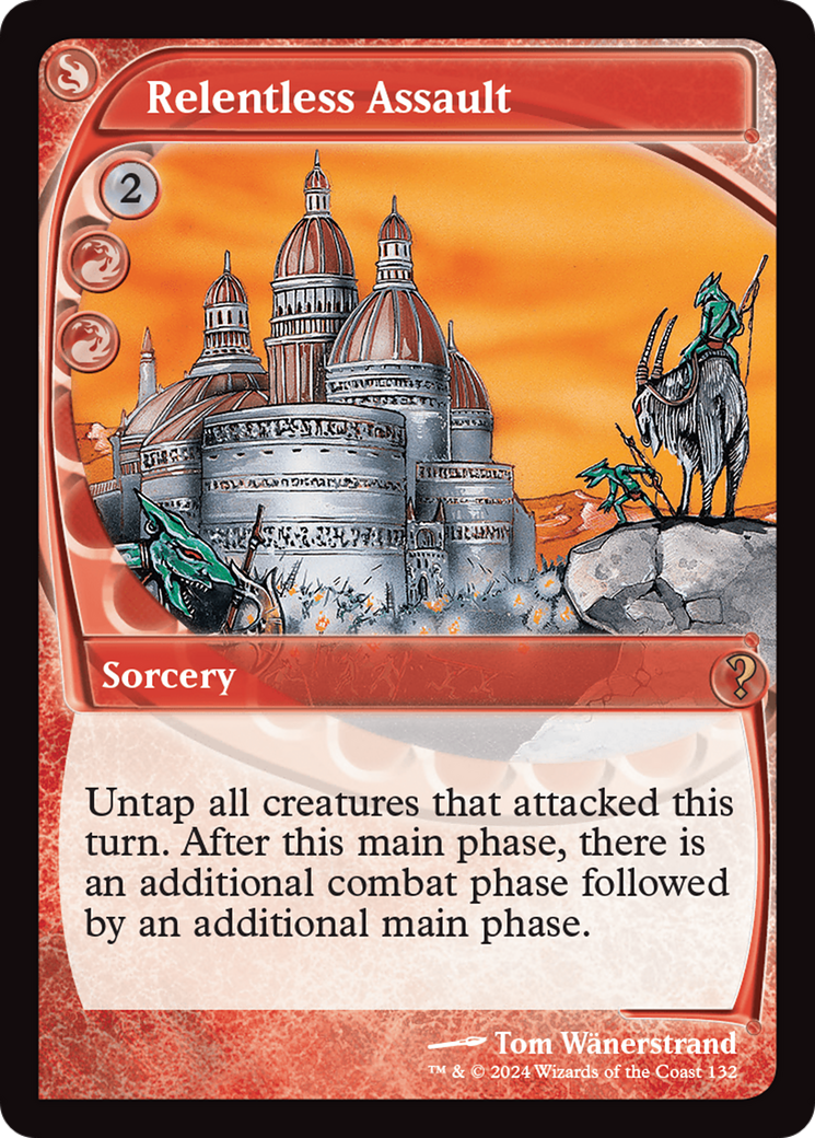Relentless Assault (Future Sight) [Mystery Booster 2] | Gaming Infinity