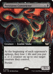 Persistent Constrictor (Extended Art) [Duskmourn: House of Horror Commander] | Gaming Infinity