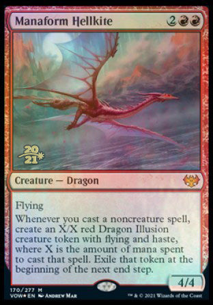 Manaform Hellkite [Innistrad: Crimson Vow Prerelease Promos] | Gaming Infinity