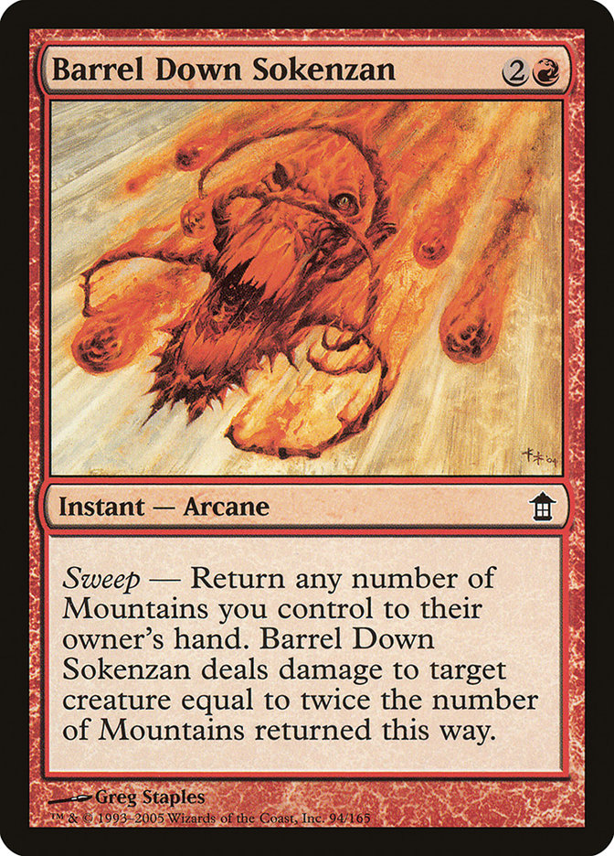 Barrel Down Sokenzan [Saviors of Kamigawa] | Gaming Infinity