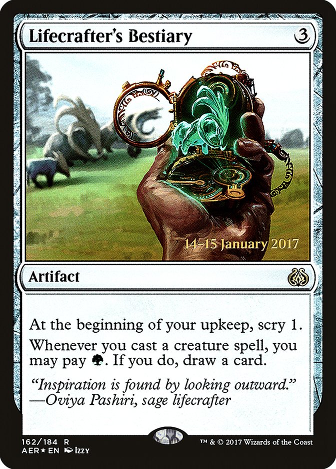 Lifecrafter's Bestiary [Aether Revolt Prerelease Promos] | Gaming Infinity