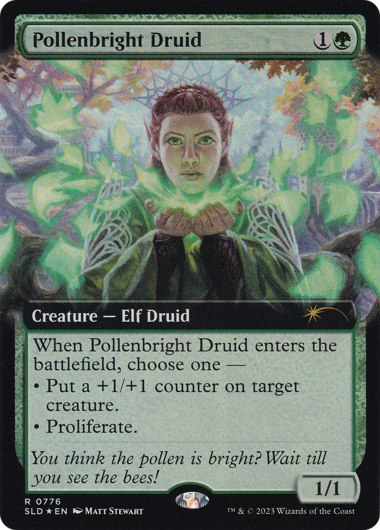 Pollenbright Druid (Extended Art) [Secret Lair Drop Series] | Gaming Infinity