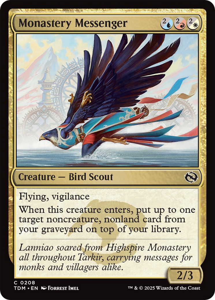 Monastery Messenger [Tarkir: Dragonstorm] | Gaming Infinity