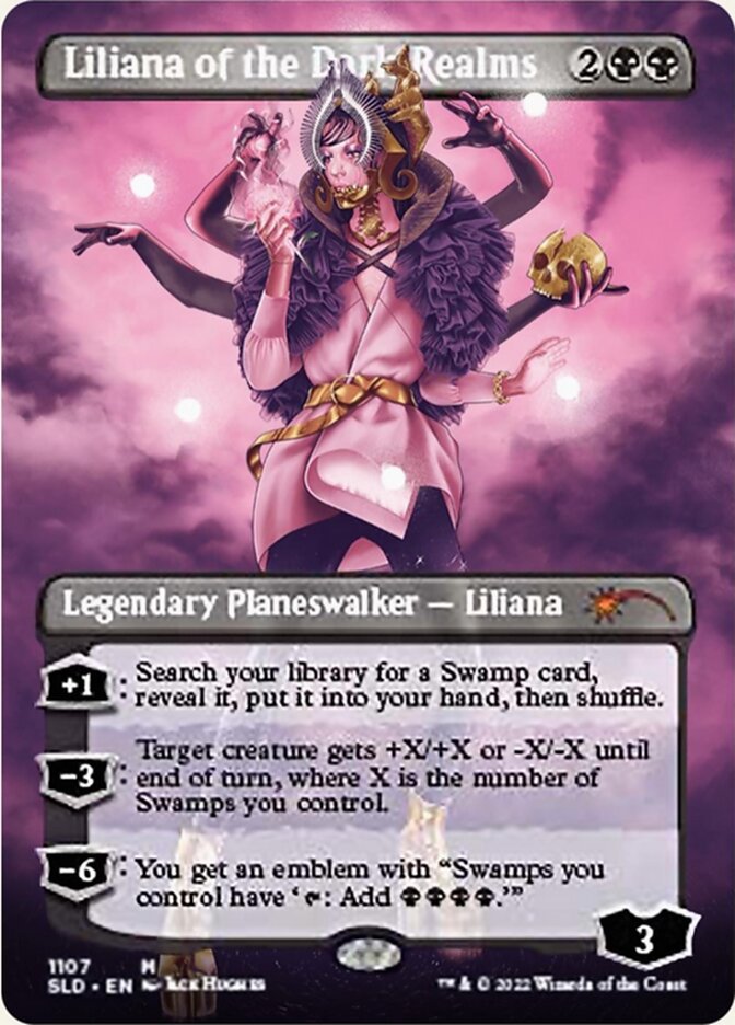 Liliana of the Dark Realms (Borderless) [Secret Lair Drop Series] | Gaming Infinity