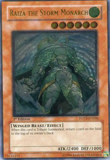 Raiza the Storm Monarch [FOTB-EN026] Ultimate Rare | Gaming Infinity