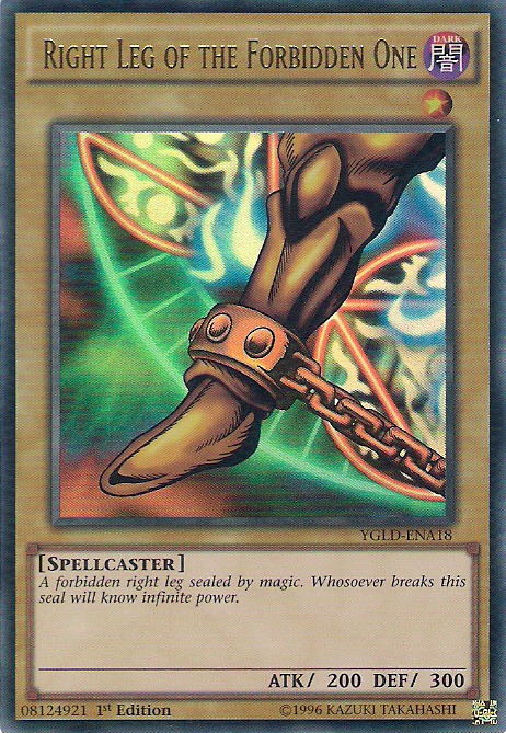 Right Leg of the Forbidden One [YGLD-ENA18] Ultra Rare | Gaming Infinity