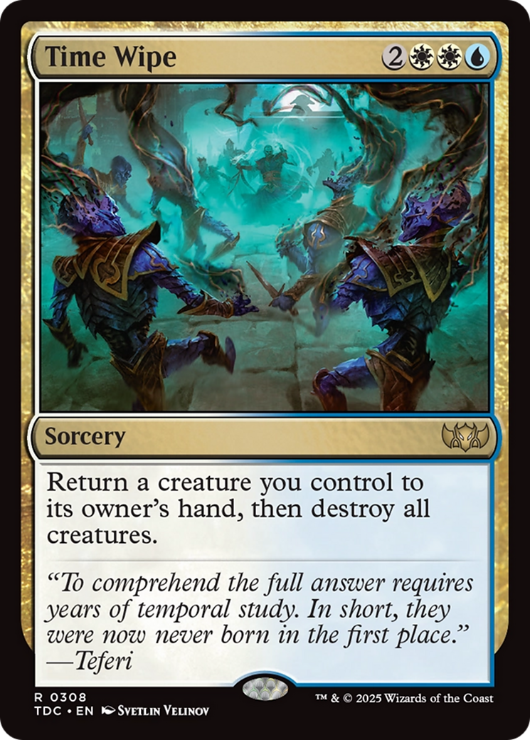 Time Wipe [Tarkir: Dragonstorm Commander] | Gaming Infinity