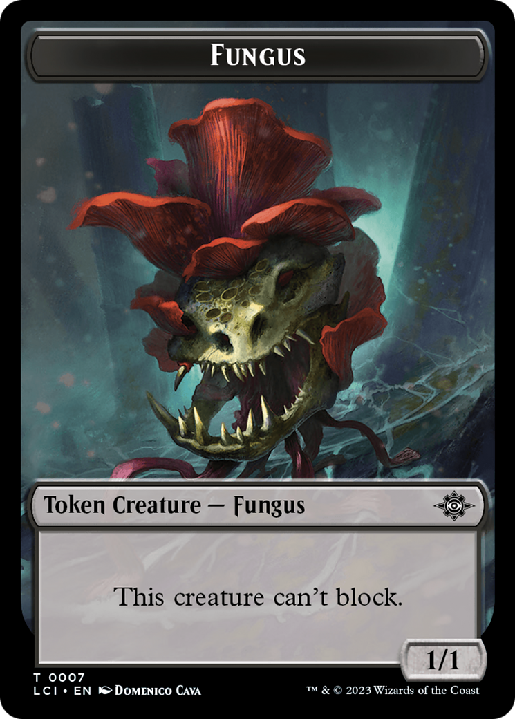 Treasure (0018) // Fungus Double-Sided Token [The Lost Caverns of Ixalan Tokens] | Gaming Infinity