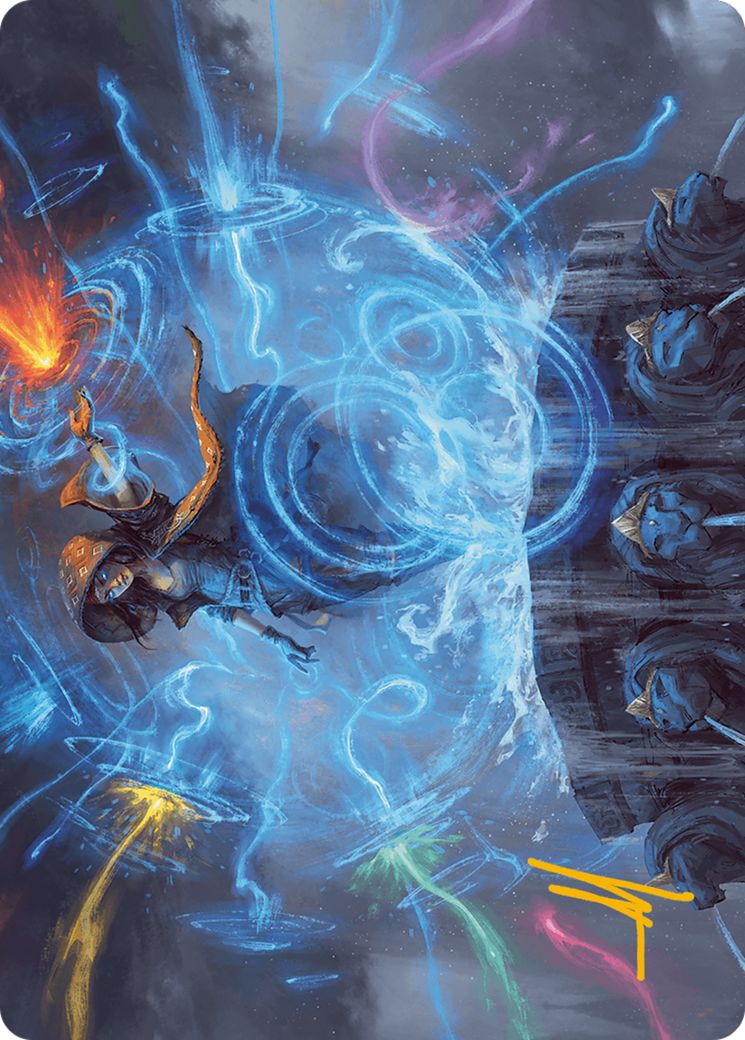 Flusterstorm Art Card (Gold-Stamped Signature) [Modern Horizons 3 Art Series] | Gaming Infinity