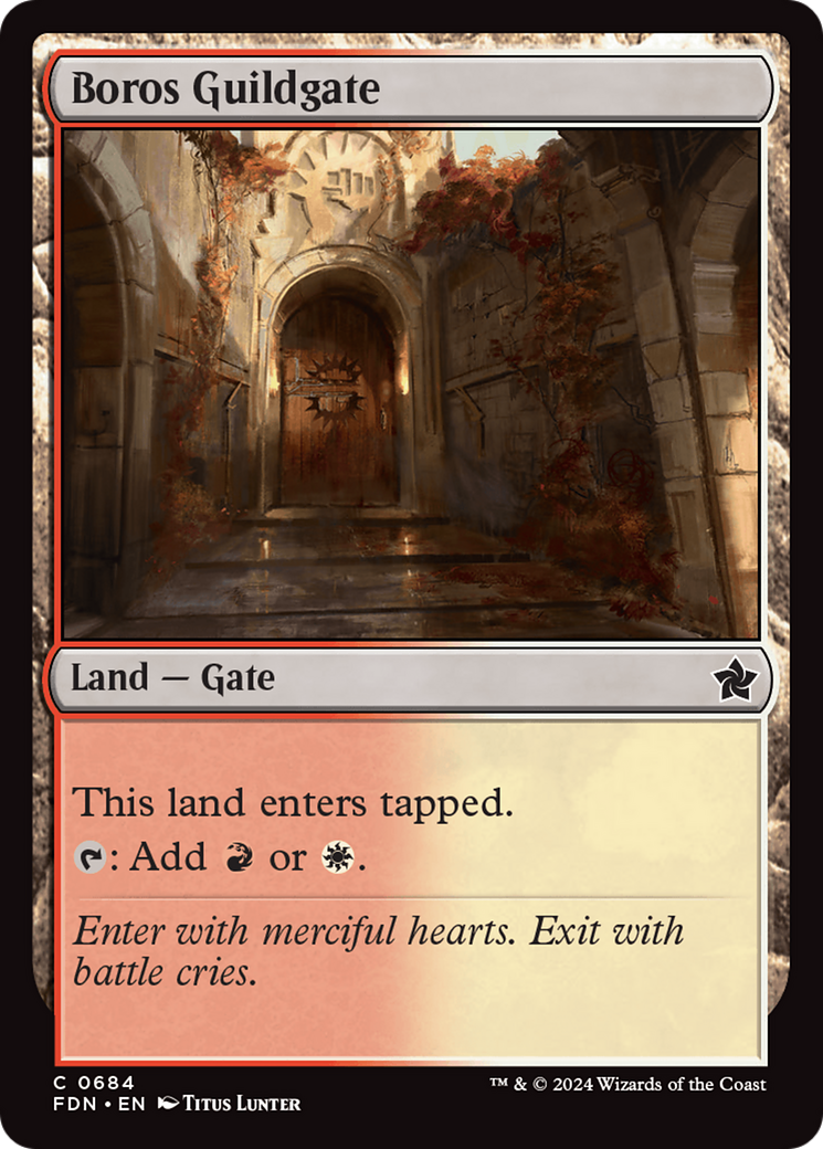 Boros Guildgate [Foundations] | Gaming Infinity