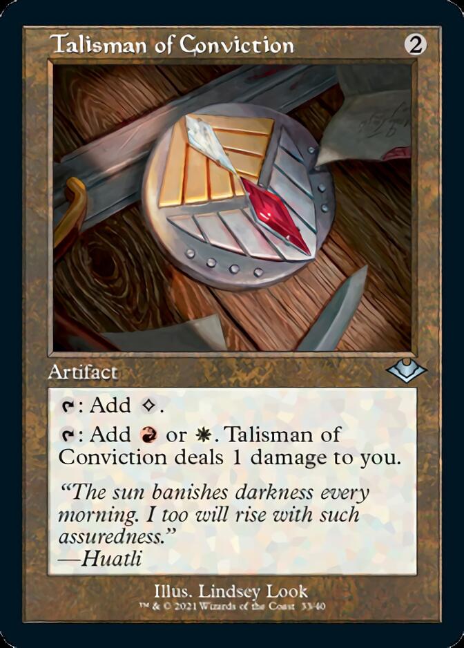 Talisman of Conviction (Retro) [Modern Horizons] | Gaming Infinity