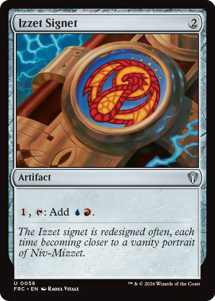Izzet Signet [Reality Fracture Commander] | Gaming Infinity