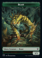 Satyr // Beast Double-Sided Token [Commander Legends: Battle for Baldur's Gate Tokens] | Gaming Infinity